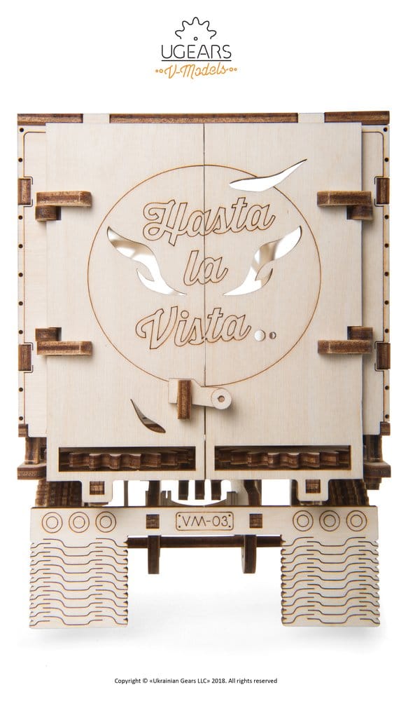 Ugears Puzzle de madera 3D Remolque para Heavy Boy Truck VM-03