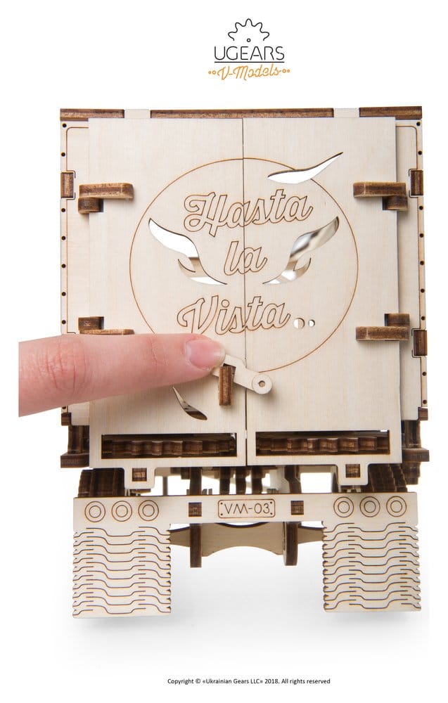Ugears Puzzle de madera 3D Remolque para Heavy Boy Truck VM-03