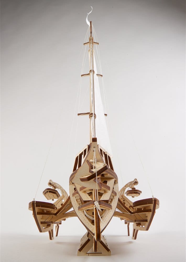 Ugears Puzzle de madera 3D Trimaran Merihobus
