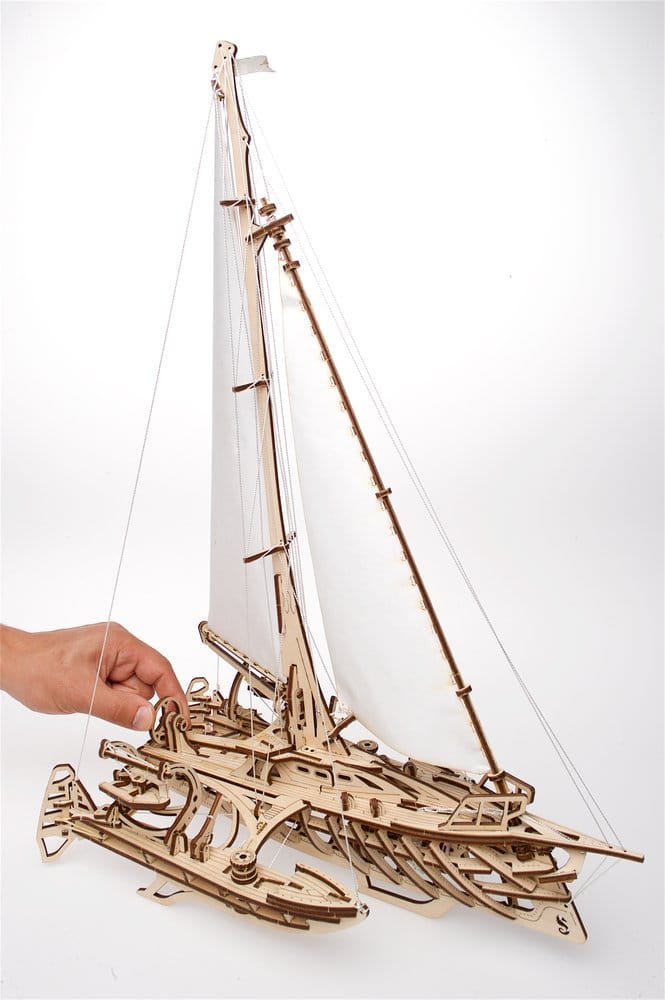 Ugears Puzzle de madera 3D Trimaran Merihobus
