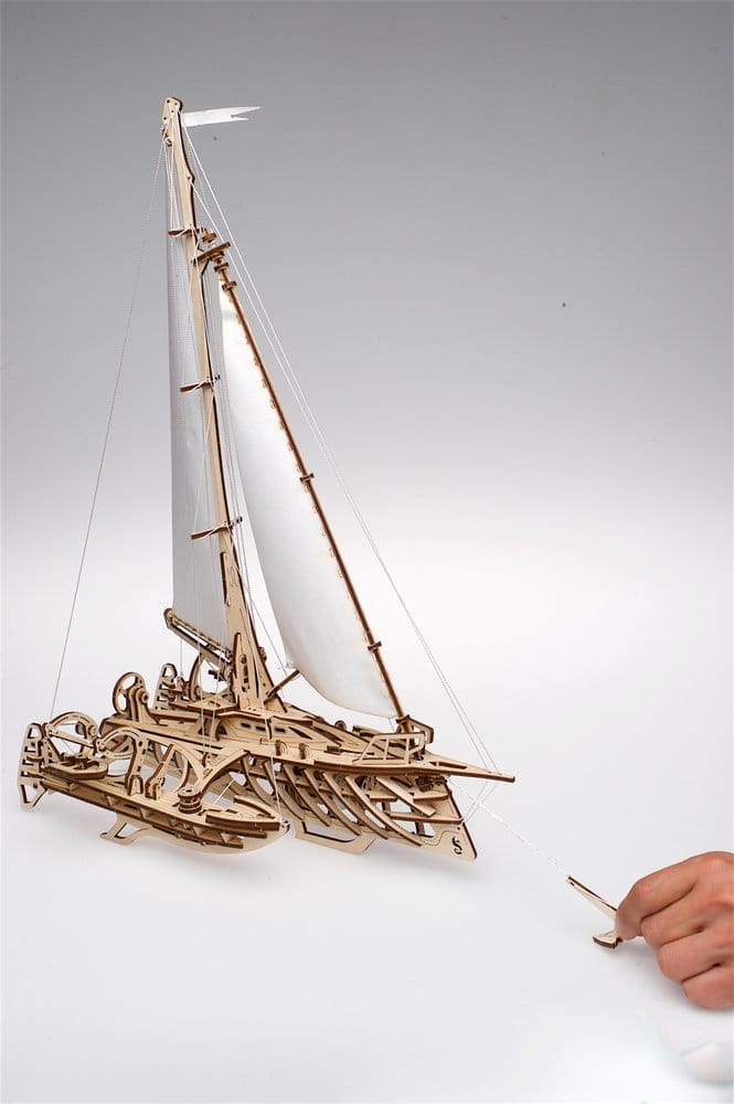 Ugears Puzzle de madera 3D Trimaran Merihobus