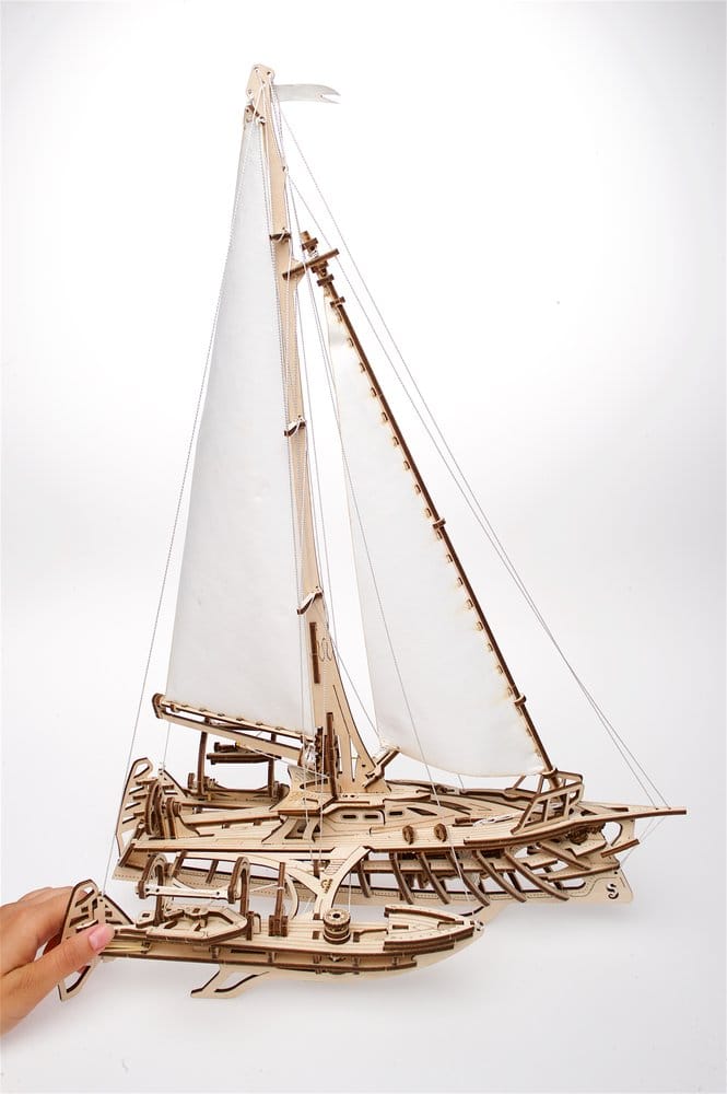 Ugears Puzzle de madera 3D Trimaran Merihobus