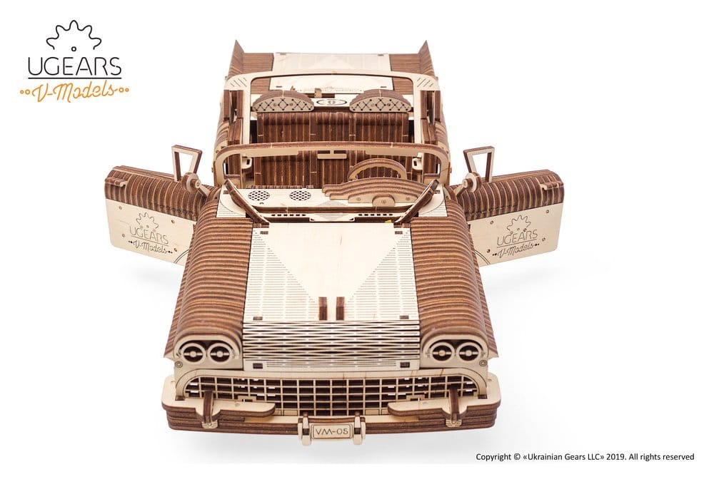 Ugears Puzzle de madera 3D Cabriolet de ensueño VM-05