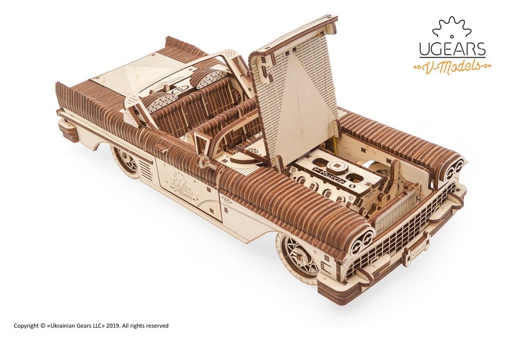 Ugears Puzzle de madera 3D Cabriolet de ensueño VM-05