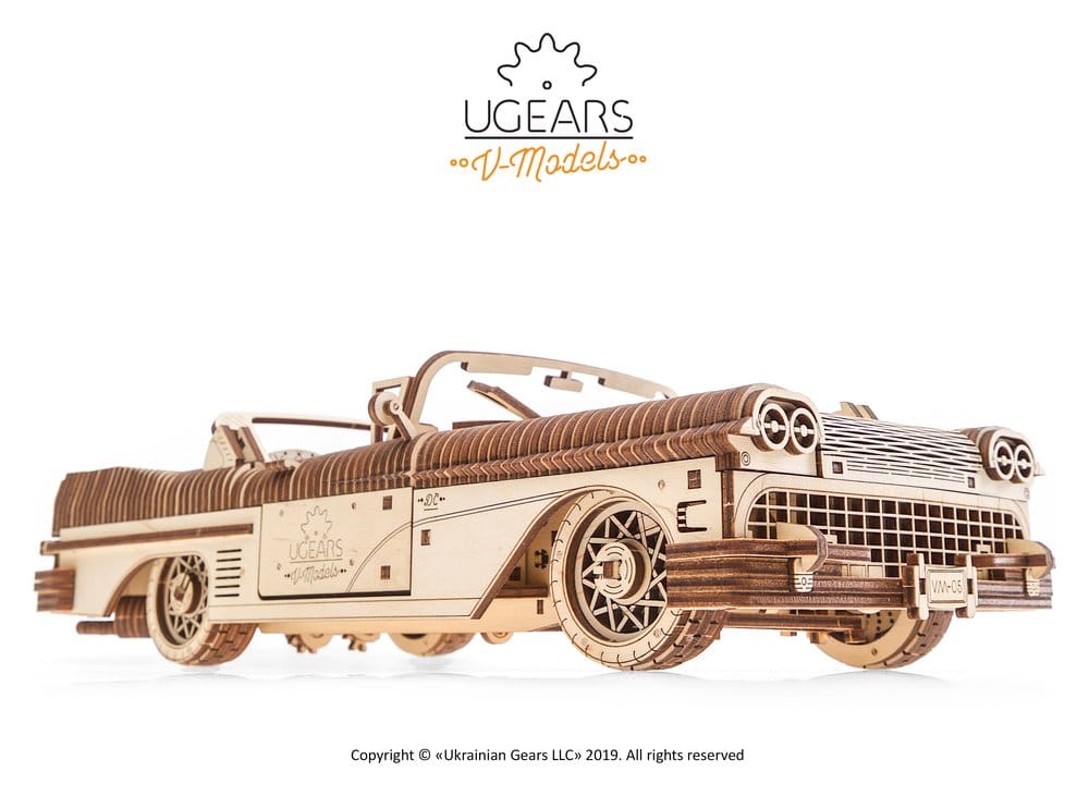 Ugears Puzzle de madera 3D Cabriolet de ensueño VM-05