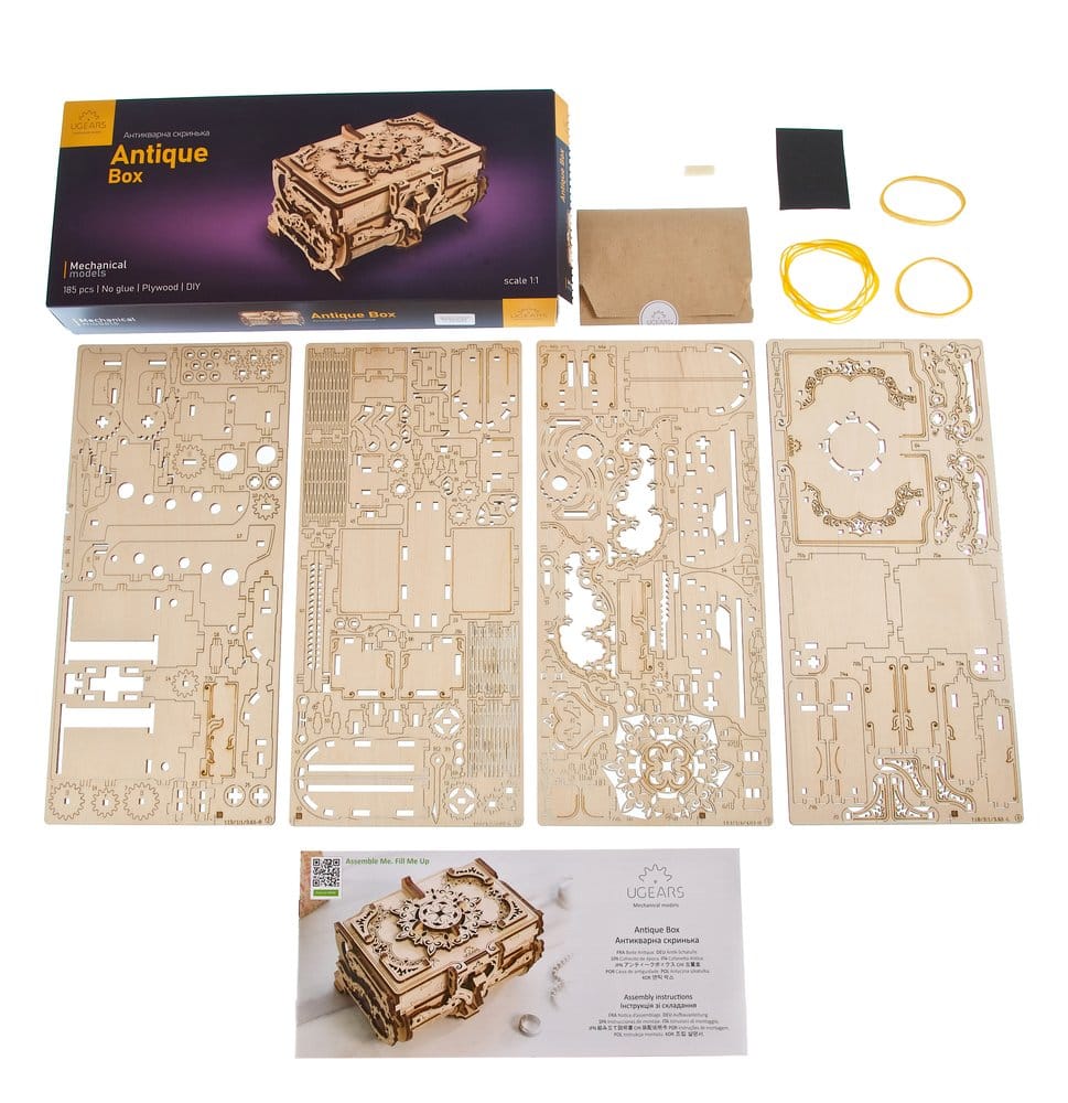 Ugears Puzzle de madera 3D Cofrecito de época