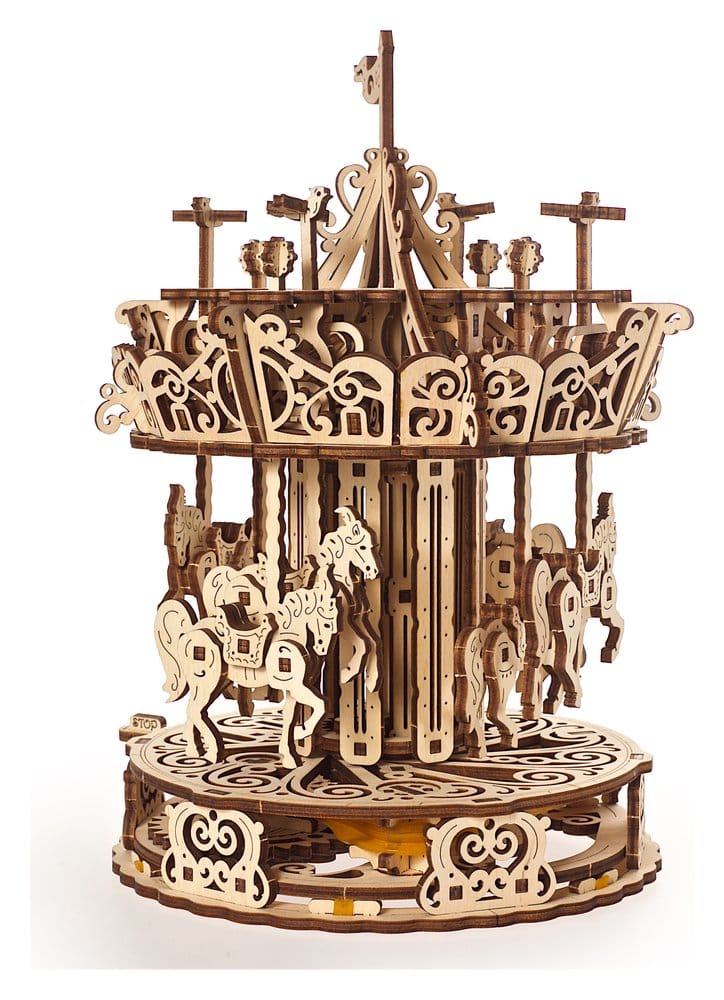 Ugears Puzzle de madera 3D Carrusel