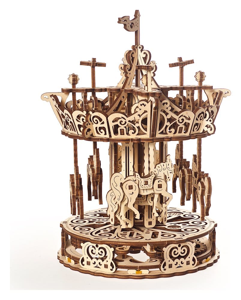 Ugears Puzzle de madera 3D Carrusel