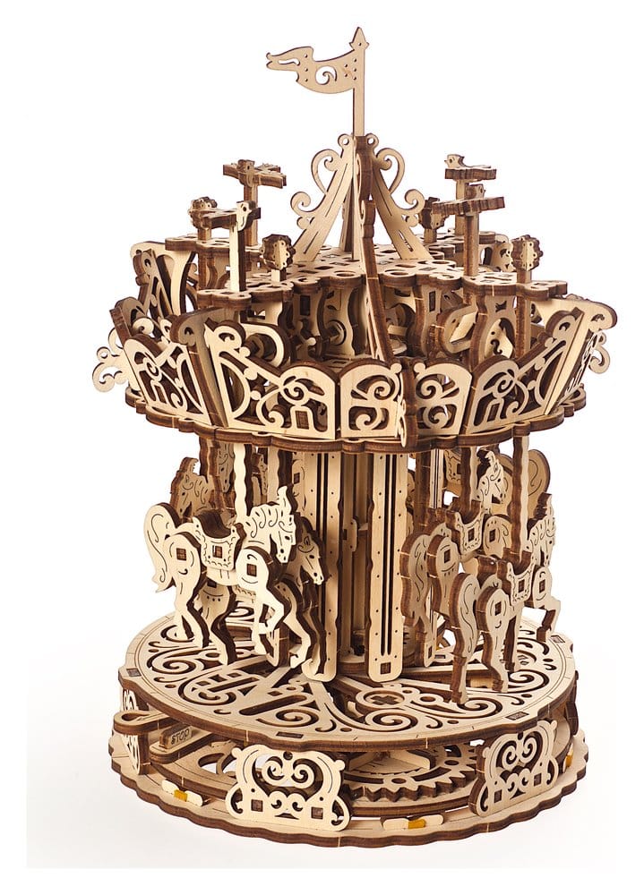 Ugears Puzzle de madera 3D Carrusel
