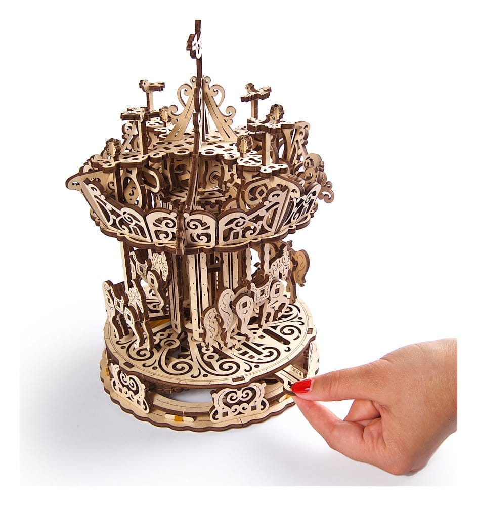 Ugears Puzzle de madera 3D Carrusel