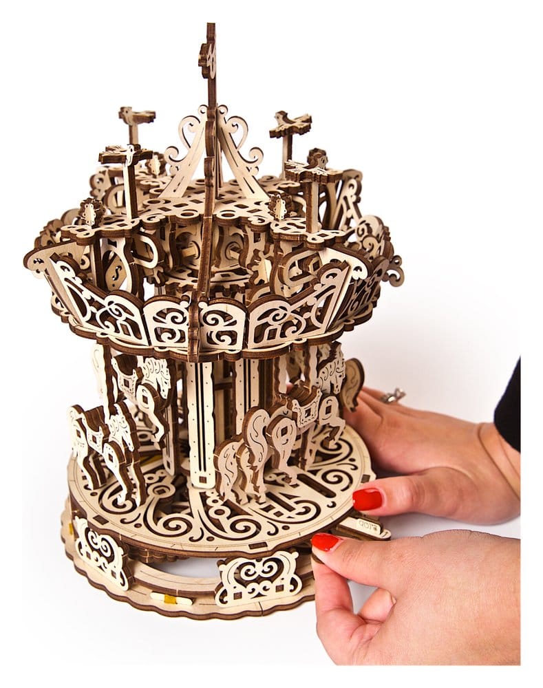 Ugears Puzzle de madera 3D Carrusel