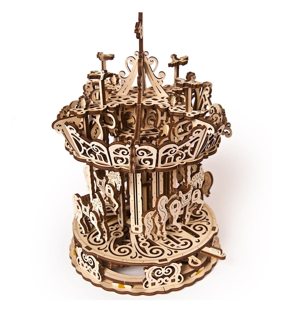 Ugears Puzzle de madera 3D Carrusel