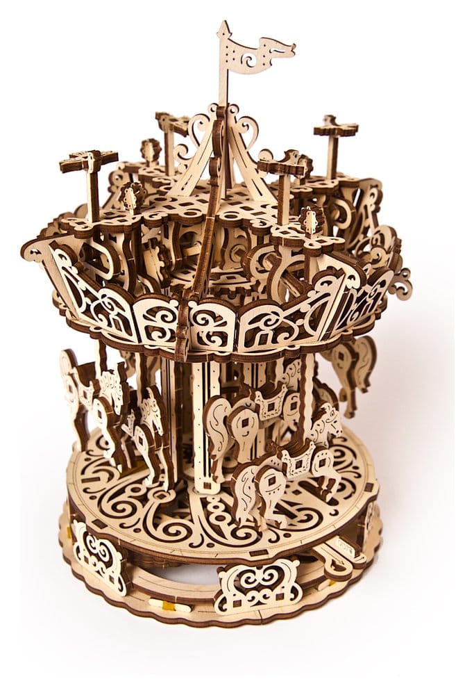 Ugears Puzzle de madera 3D Carrusel