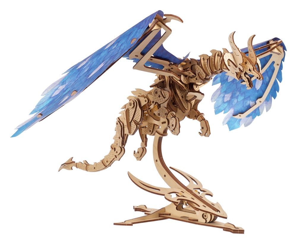 Ugears Puzzle de madera 3D Dragón de la Tempestad Frikytopia