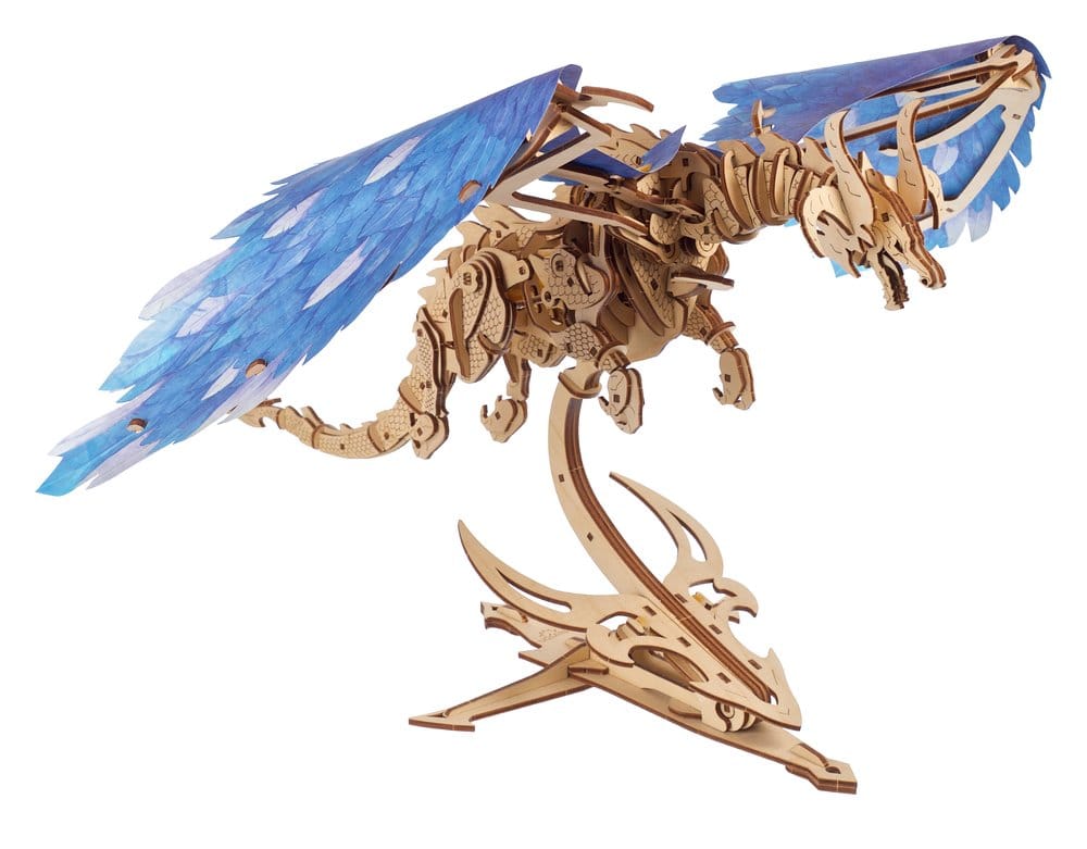 Ugears Puzzle de madera 3D Dragón de la Tempestad
