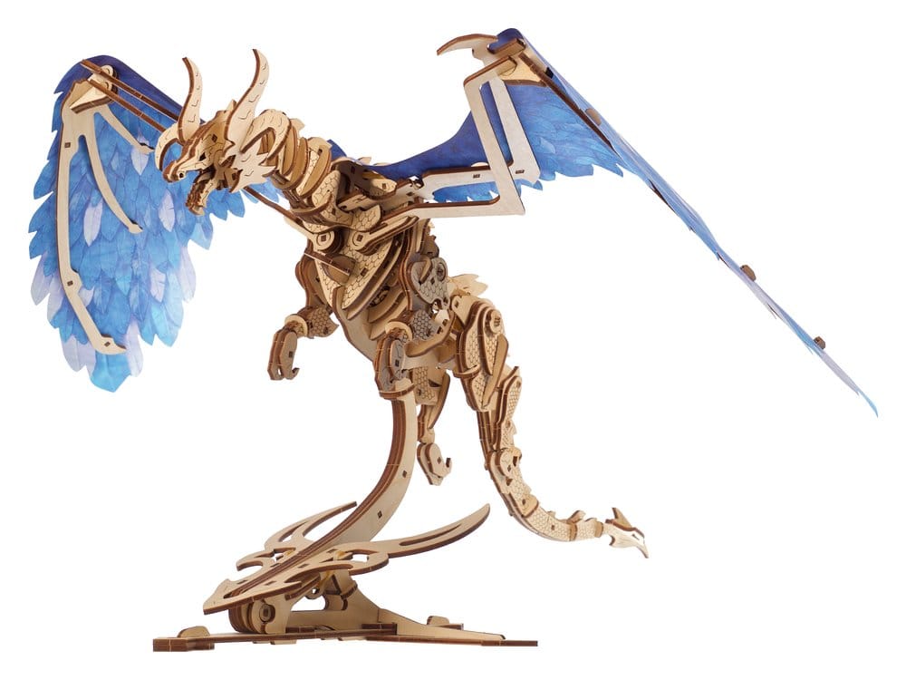 Ugears Puzzle de madera 3D Dragón de la Tempestad