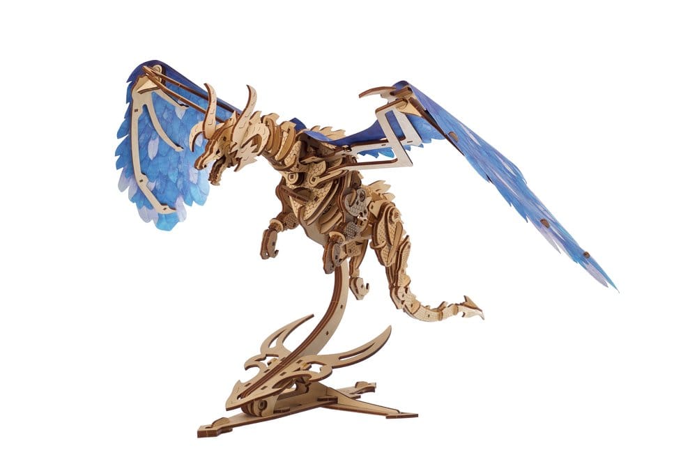 Ugears Puzzle de madera 3D Dragón de la Tempestad