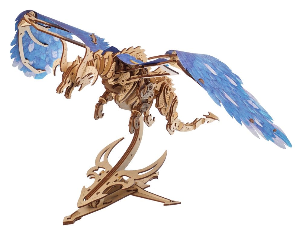 Ugears Puzzle de madera 3D Dragón de la Tempestad