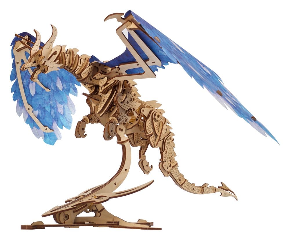 Ugears Puzzle de madera 3D Dragón de la Tempestad