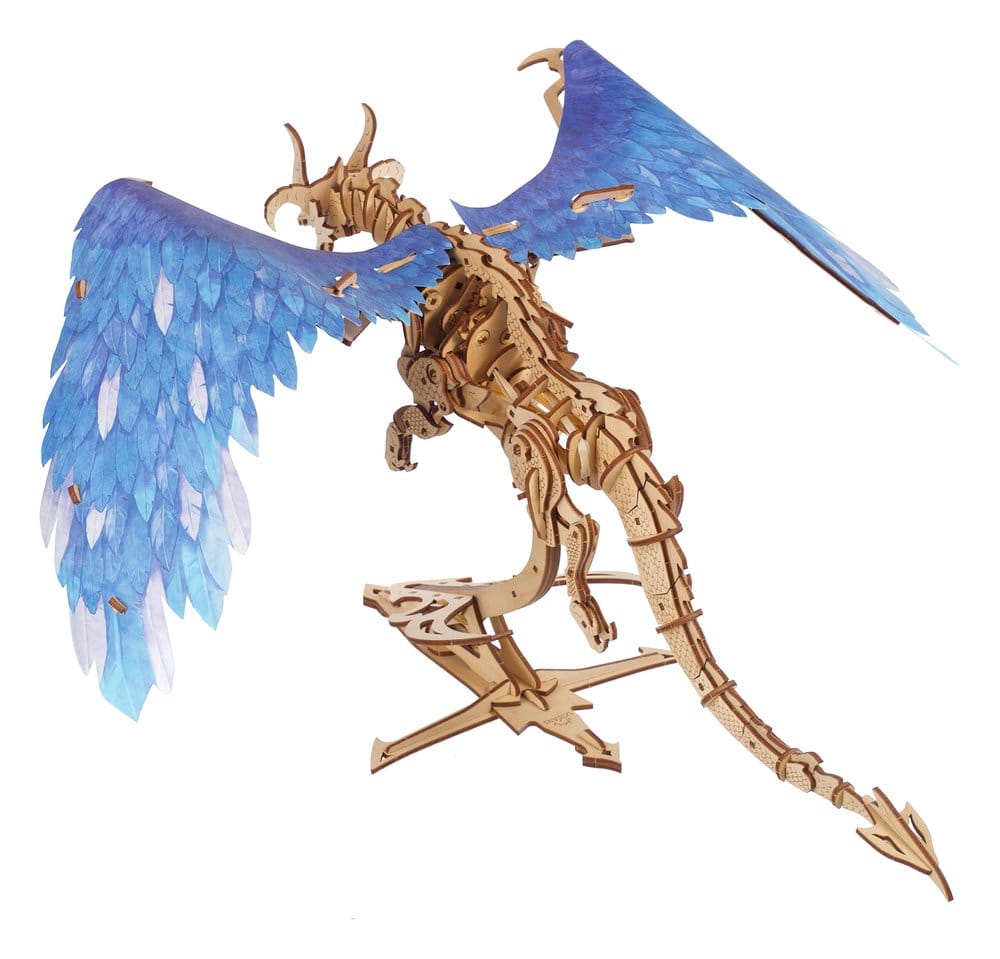Ugears Puzzle de madera 3D Dragón de la Tempestad