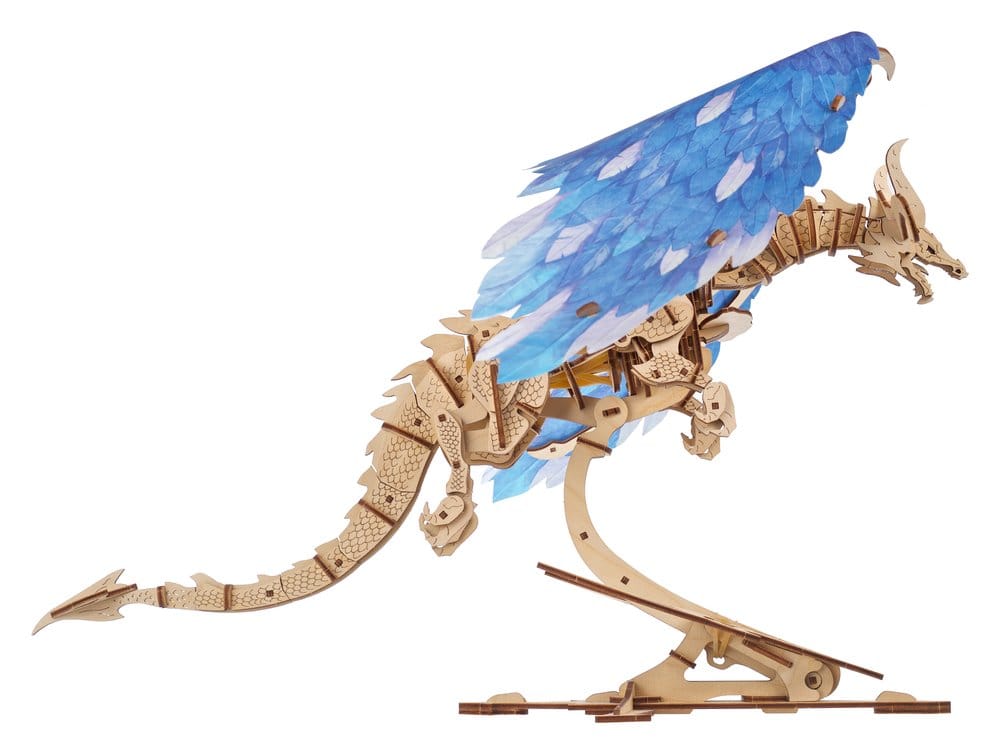 Ugears Puzzle de madera 3D Dragón de la Tempestad