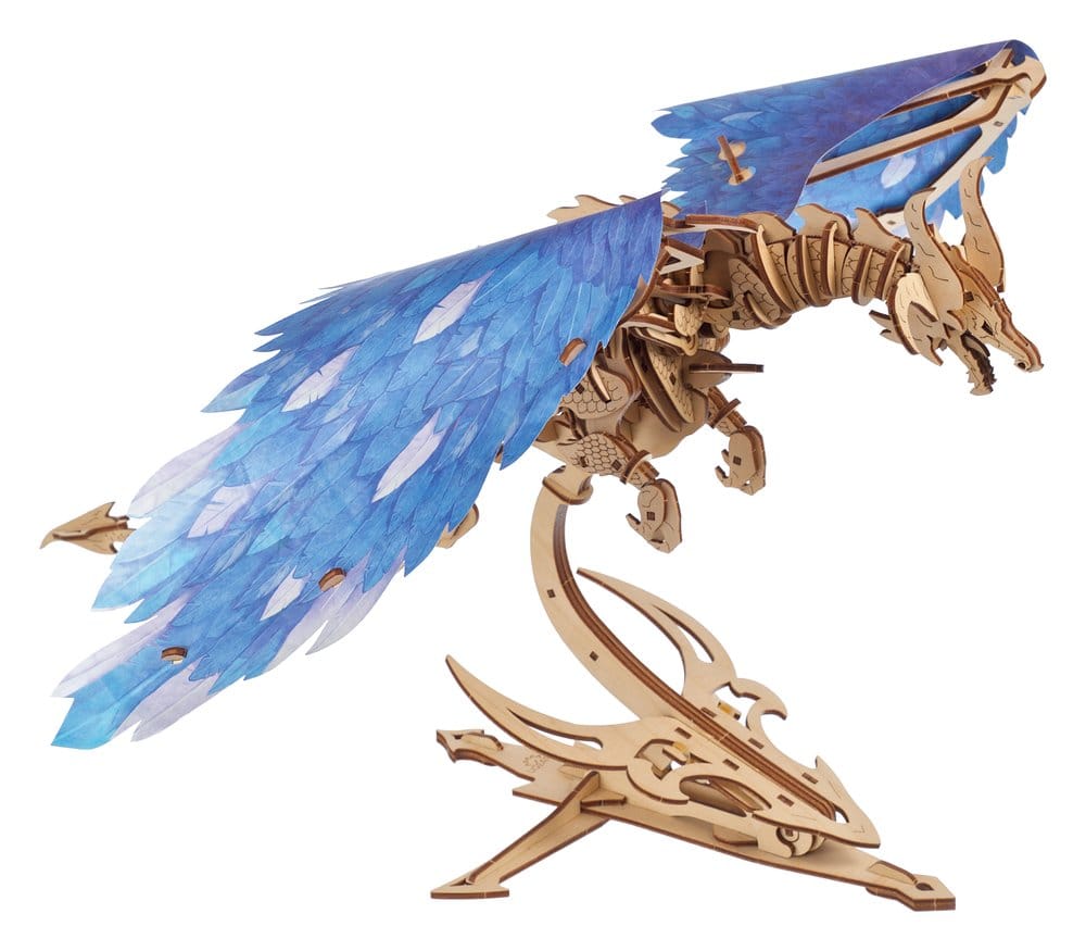 Ugears Puzzle de madera 3D Dragón de la Tempestad