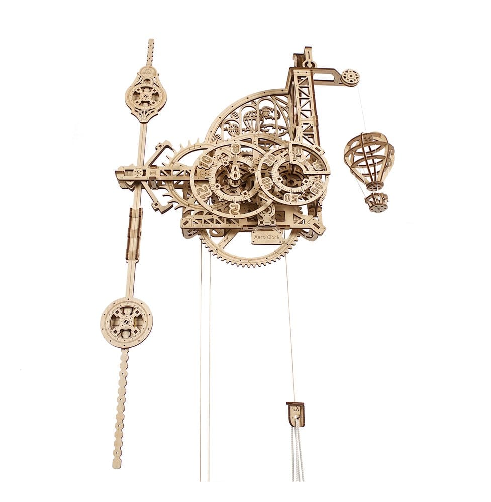 Ugears Puzzle de madera 3D Reloj Aero