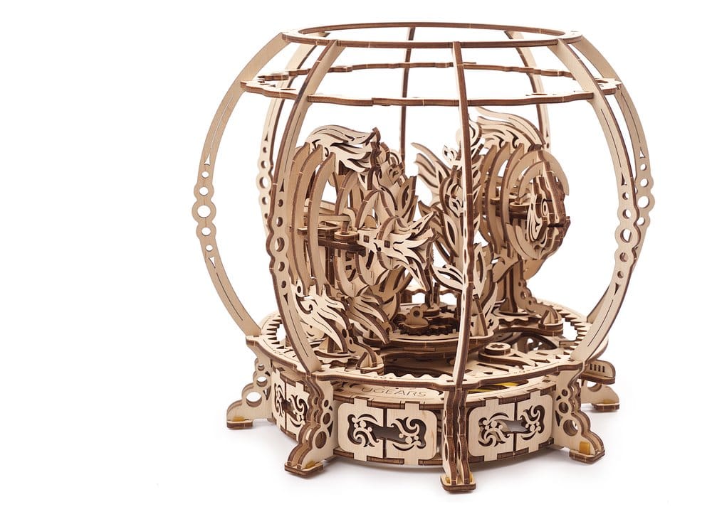 Ugears Puzzle de madera 3D Acuario Mecánico