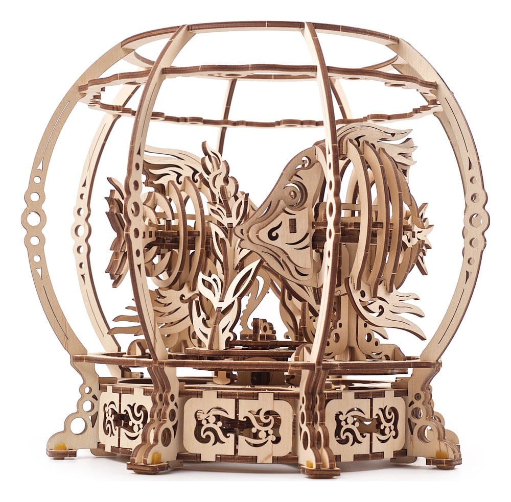 Ugears Puzzle de madera 3D Acuario Mecánico