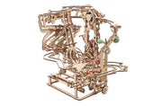 Ugears Puzzle de madera 3D Carrera de Canicas con Elevador de Cadena