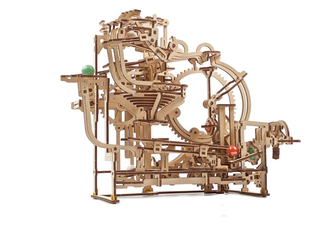 Ugears Puzzle de madera 3D Carrera de Canicas Escalonada