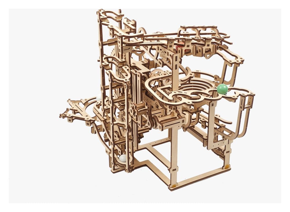 Ugears Puzzle de madera 3D Carrera de Canicas Escalonada