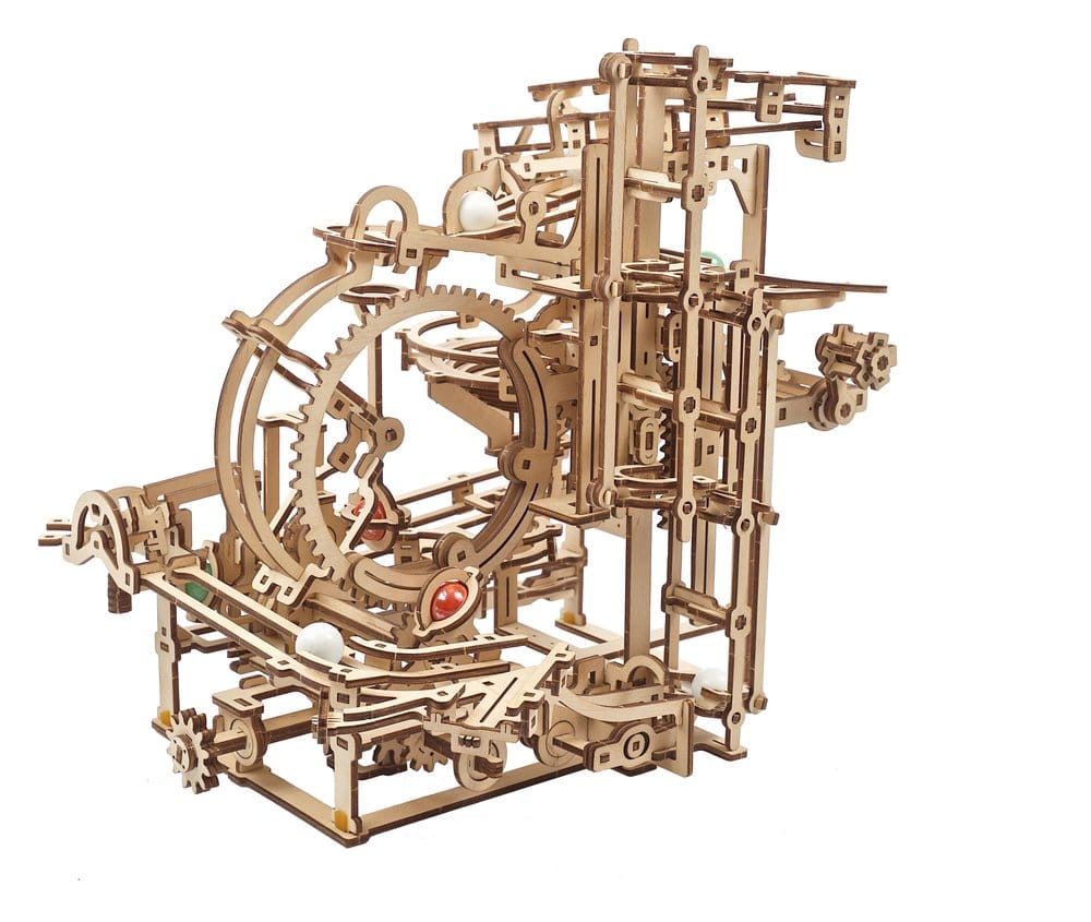 Ugears Puzzle de madera 3D Carrera de Canicas Escalonada
