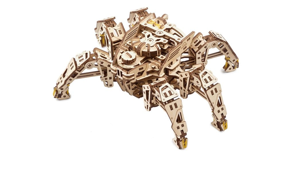 Ugears Puzzle de madera 3D Explorador Hexápodo Frikytopia