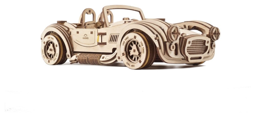 Ugears Puzzle de madera 3D Coche deportivo Cobra Drift