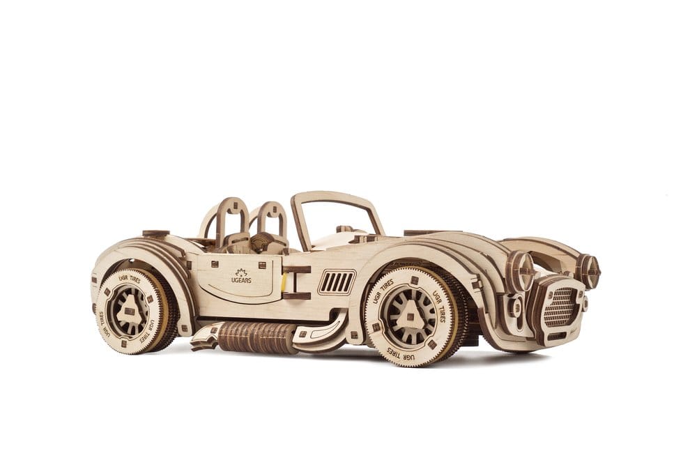 Ugears Puzzle de madera 3D Coche deportivo Cobra Drift