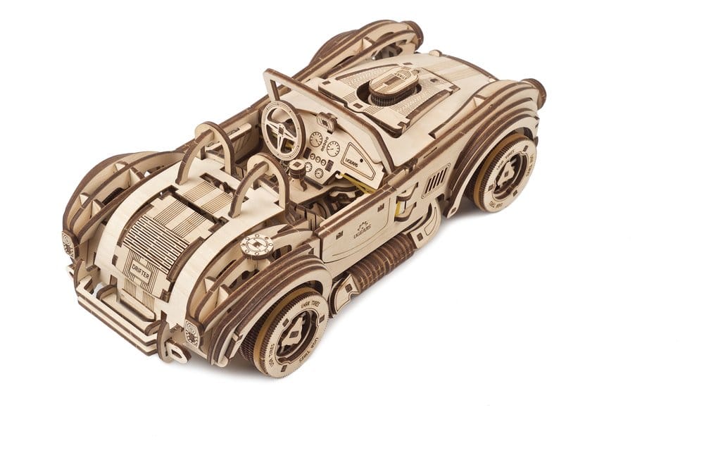 Ugears Puzzle de madera 3D Coche deportivo Cobra Drift
