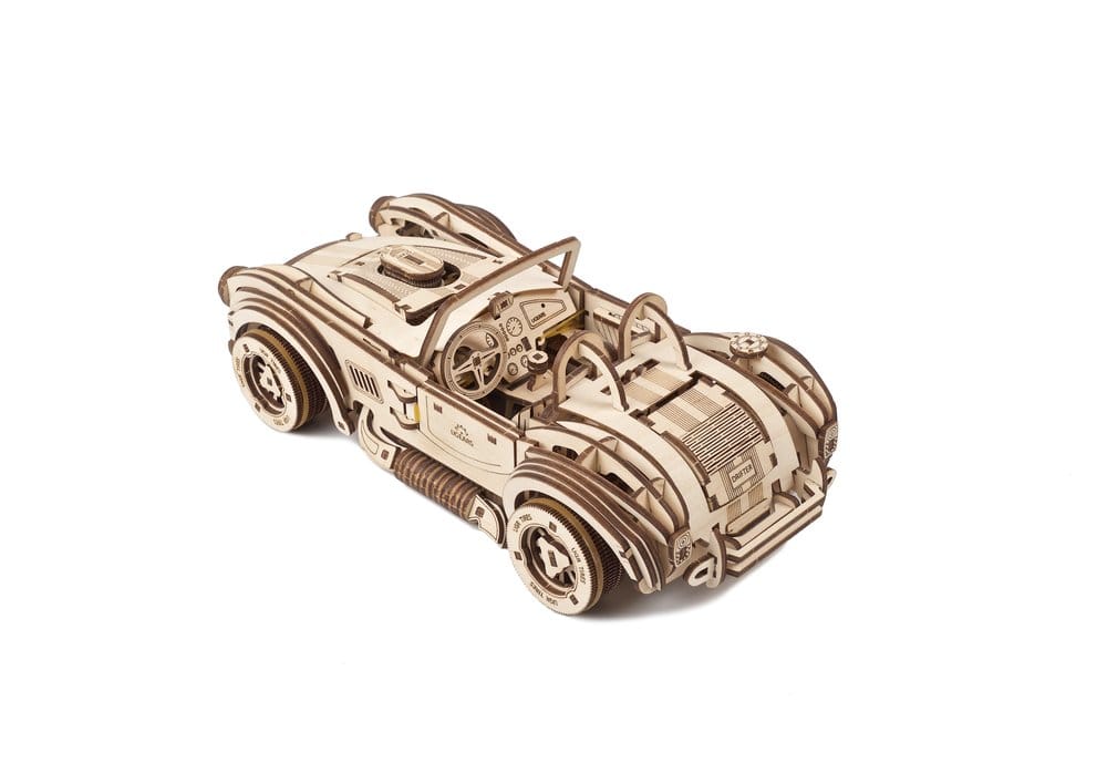 Ugears Puzzle de madera 3D Coche deportivo Cobra Drift
