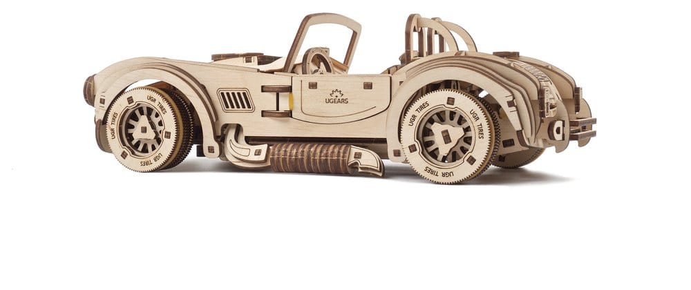 Ugears Puzzle de madera 3D Coche deportivo Cobra Drift