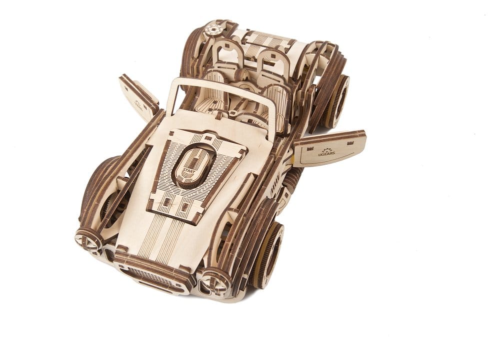 Ugears Puzzle de madera 3D Coche deportivo Cobra Drift