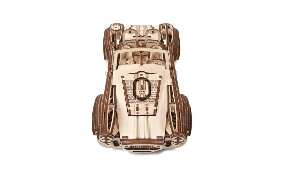 Ugears Puzzle de madera 3D Coche deportivo Cobra Drift
