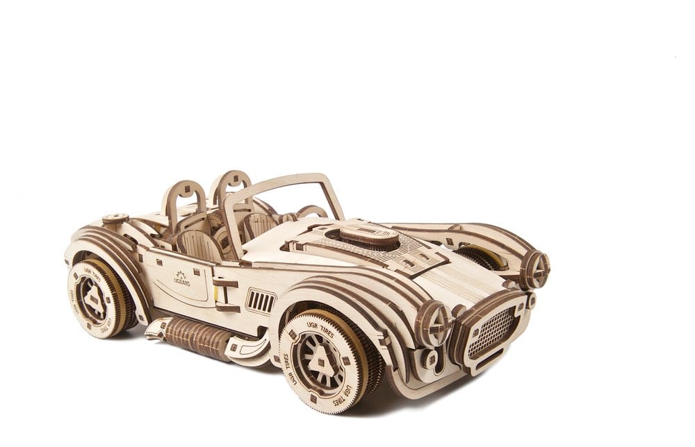 Ugears Puzzle de madera 3D Coche deportivo Cobra Drift