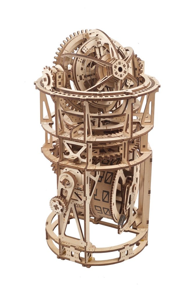 Ugears Puzzle de madera 3D Reloj Tourbillon de Sobremesa Astrónomo