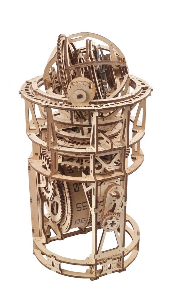 Ugears Puzzle de madera 3D Reloj Tourbillon de Sobremesa Astrónomo