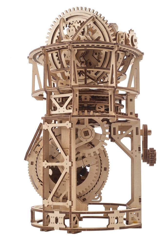 Ugears Puzzle de madera 3D Reloj Tourbillon de Sobremesa Astrónomo