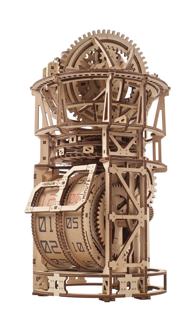 Ugears Puzzle de madera 3D Reloj Tourbillon de Sobremesa Astrónomo