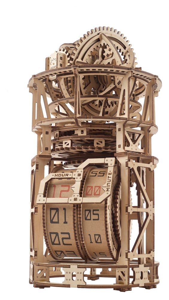 Ugears Puzzle de madera 3D Reloj Tourbillon de Sobremesa Astrónomo