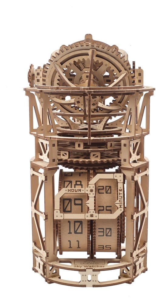 Ugears Puzzle de madera 3D Reloj Tourbillon de Sobremesa Astrónomo