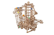 Ugears Puzzle de madera 3D Carrera de Canicas con Elevador en Espiral