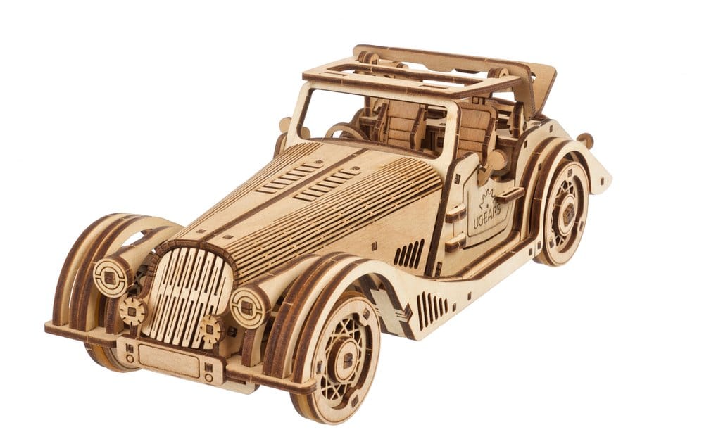Ugears Puzzle de madera 3D Deportivo Ratón Veloz